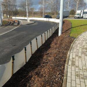 Mata polietylenowa solna PE 200 grm m2 szaro-beżowa